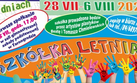 WAKACYJNA SZKÓŁKA LETNIA - UWAGA! ZMIANA MIEJSCA ZAJĘĆ!