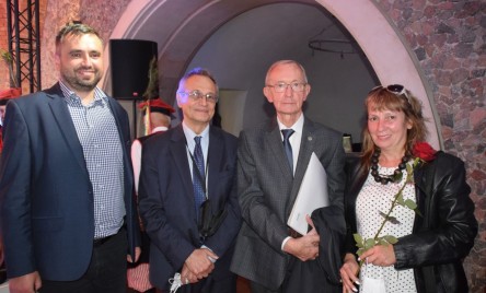 Honorowy Obywatel Tarnogrodu Lech Śliwonik z Nagrodą im. Oskara Kolberga