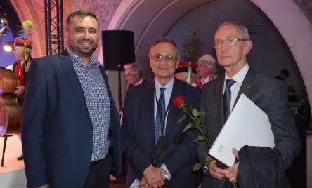 Honorowy Obywatel Tarnogrodu Lech Śliwonik z Nagrodą im. Oskara Kolberga