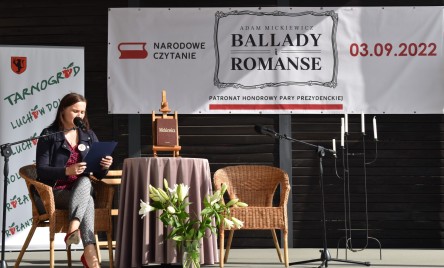 NARODOWE CZYTANIE 2022 W TARNOGRODZIE
