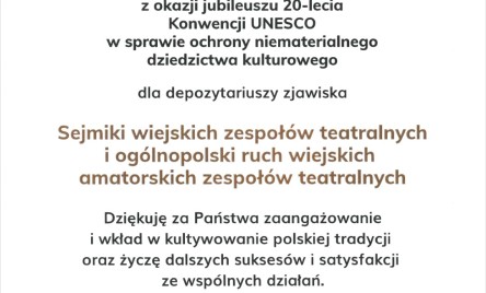 Tradycje od pokoleń