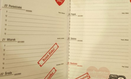 Podręczny, mały kalendarz WOŚP 33. Finał 2025