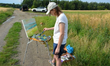 Letnia malarska przygoda dobiegła końca