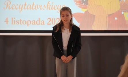 ELIMINACJE GMINNE 29. JESIENNEGO KONKURSU RECYTATORSKIEGO