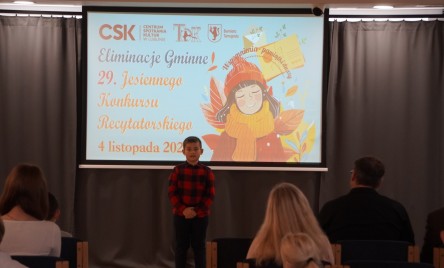 ELIMINACJE GMINNE 29. JESIENNEGO KONKURSU RECYTATORSKIEGO