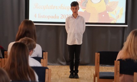 ELIMINACJE GMINNE 29. JESIENNEGO KONKURSU RECYTATORSKIEGO