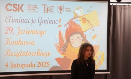 ELIMINACJE GMINNE 29. JESIENNEGO KONKURSU RECYTATORSKIEGO