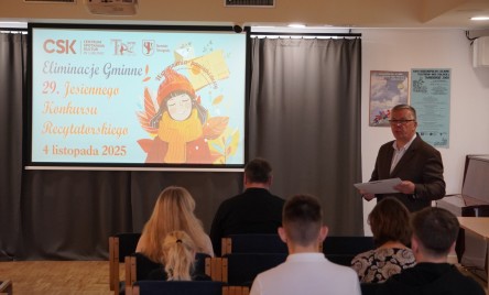 ELIMINACJE GMINNE 29. JESIENNEGO KONKURSU RECYTATORSKIEGO