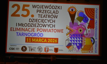 25. POWIATOWY PRZEGLĄD TEATRÓW DZIECIĘCYCH I MŁODZIEŻOWYCH-ELIMINAJCJE POWIATOWE