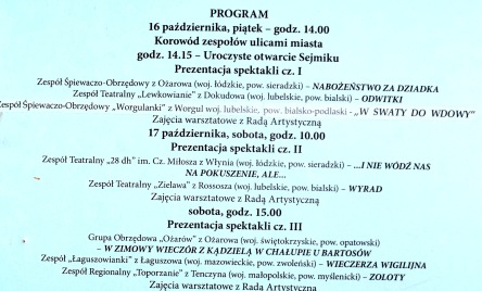 26. OGÓLNOPOLSKI SEJMIK 2009-AFISZ