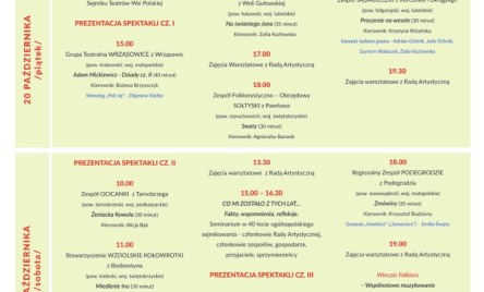 40. OGÓLNOPOLSKI SEJMIK TEATRÓW WSI POLSKIEJ 2023