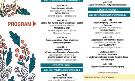 44. MIĘDZYWOJEWÓDZKI SEJMIK - AFISZ