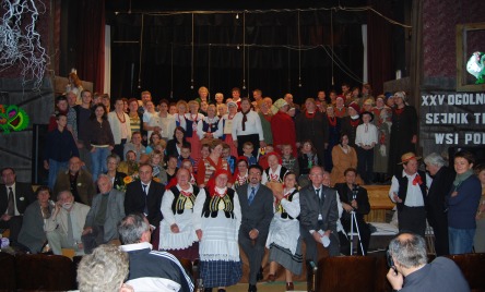Uczestnicy XXV Ogólnopolskiego Sejmiku Teatrów Wsi Polskiej