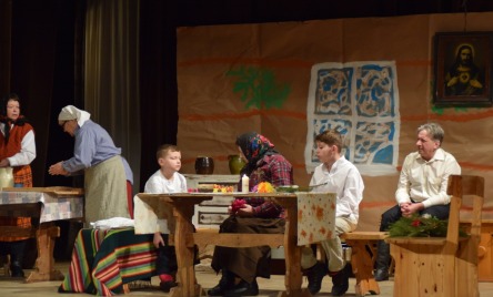 Zespół GRABOWIANKI z Grabowa nad Wisłą, WIGILIJNY DZIEŃ W GRABOWIE