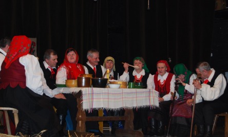 Zespół ŁAGUSZOWIANKI z Łaguszowa - pow. zwoleński, woj. mazowieckie - WIECZERZA WIGILIJNA