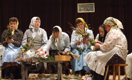 Zespół Teatralno - Obrżędowy z Bukowej - pow. biłgorajski, woj. lubelskie. - PRZED PALMOWĄ NIEDZIELĄ