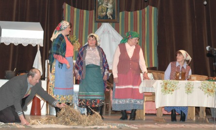 Zespół ZAŁUCZANIE z Załucza Starego - woj. lubelskie, pow. włodawski - SWATY PRZY GROCHOWINIE